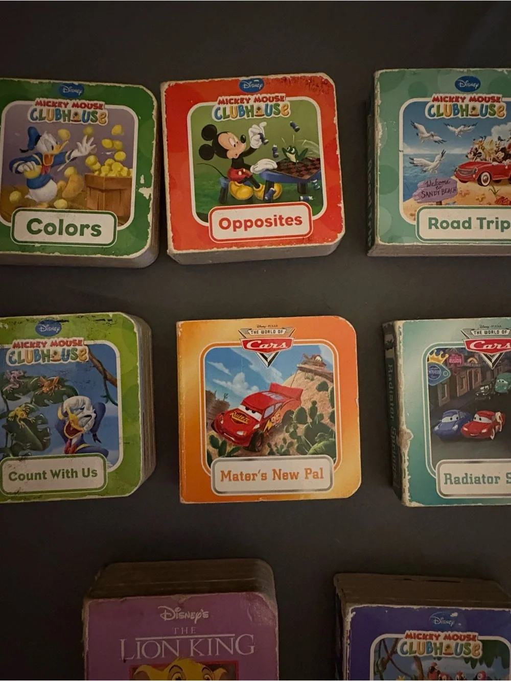 Disney Mini Board Book Bundle – 11 Books | Toddler Learning Books